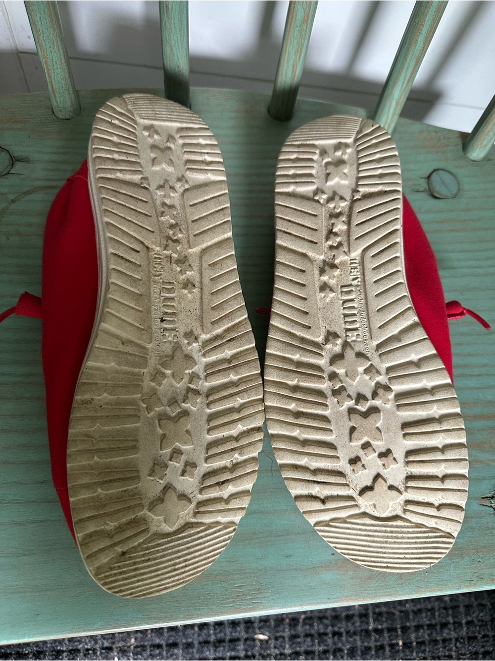 Hey Dude Wendy Red Slip-on Shoes - Picture 4 of 4